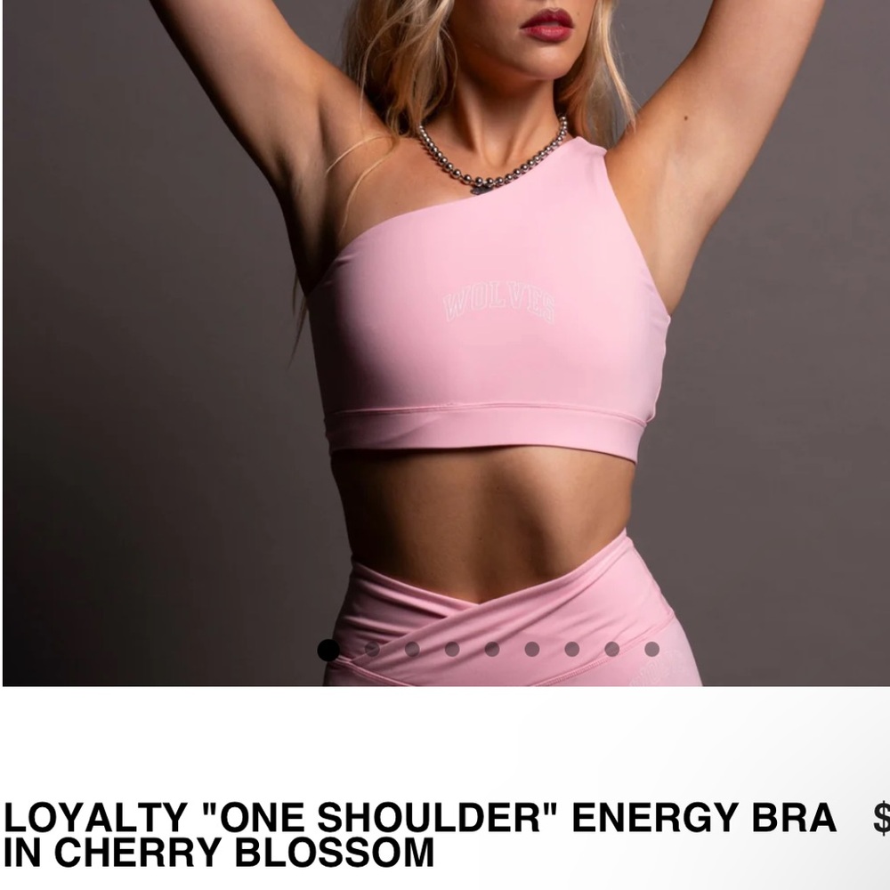 Darc Sport Loyalty "One Shoulder" Energy Bra in Cherry Blossom